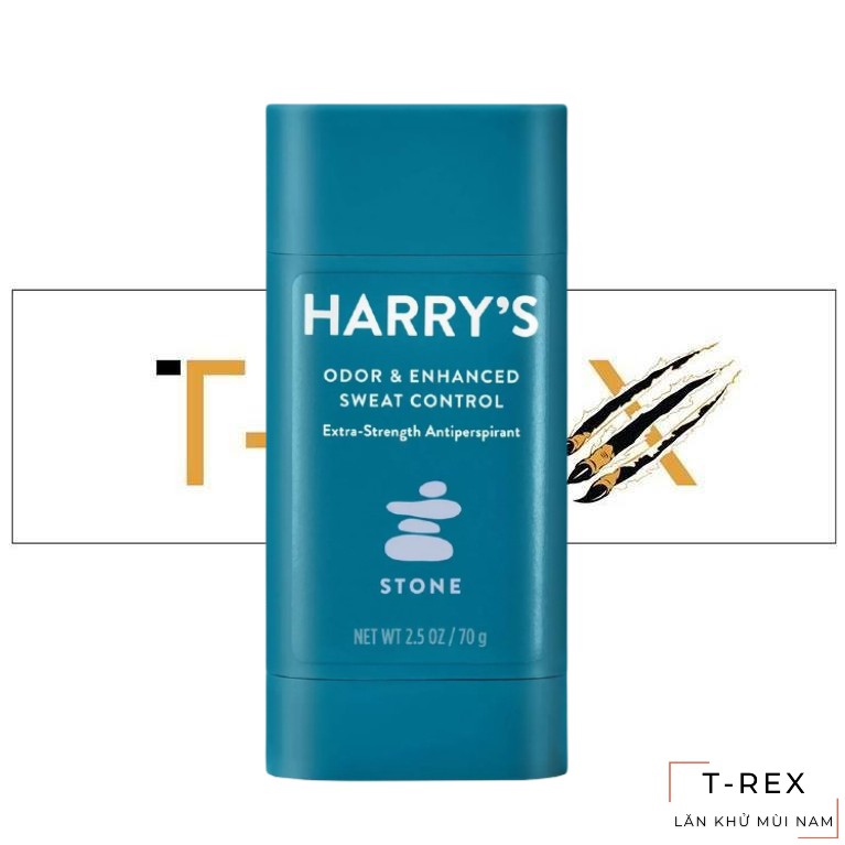 [Siêu Phẩm] Lăn Khử Mùi Harry's Extra-Strength Antiperspirant Stone 70Gr (Loại Ngăn Mồ Hôi Mạnh)