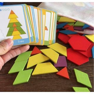 GHÉP HÌNH TƯ DUY PATTERN BLOCK 130 CHI TIẾT