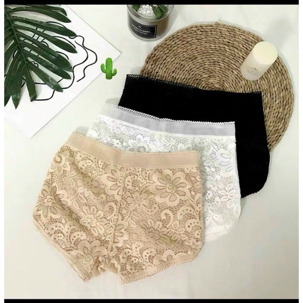 Quần đùi ren QC body cực sexy , chất ren mềm mịn