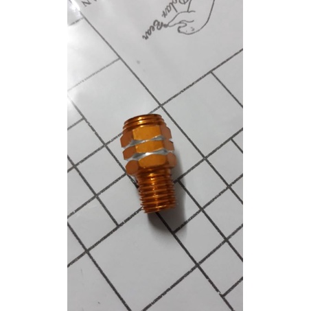 Giá 1 đôi] Ốc mặt cười chân gương xe máy 10mm gen xuôi,gen ngược