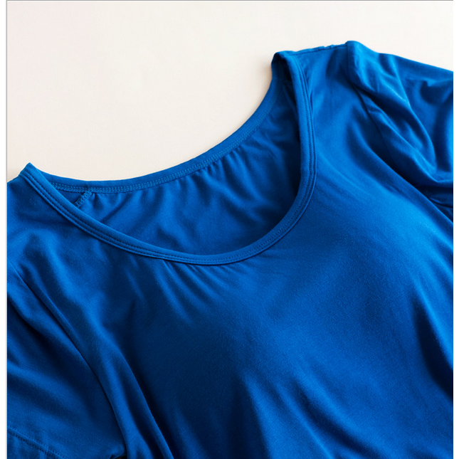 IELGY   Áo Thun Tập yoga Tay Ngắn Có Đệm Ngực Thời Trang Cho Nữ