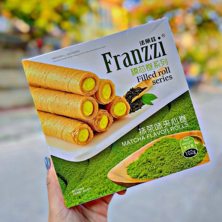[SẴN] Bánh quy Franzzi cuộn 102gram 3 vị
