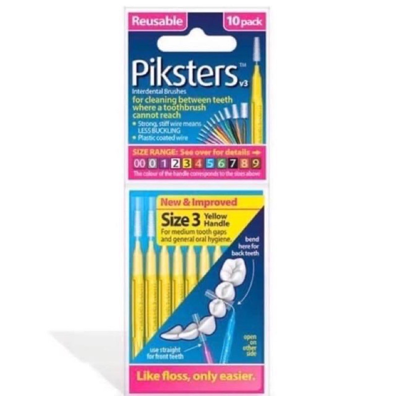 Tăm que bàn chải kẽ Piksters