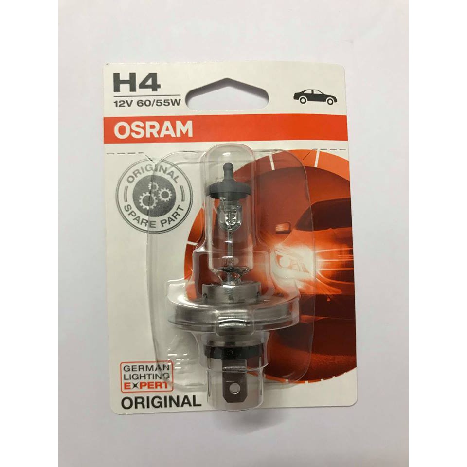 Bóng đèn pha, cos ô tô Osram H4 12V 55W tiêu chuẩn