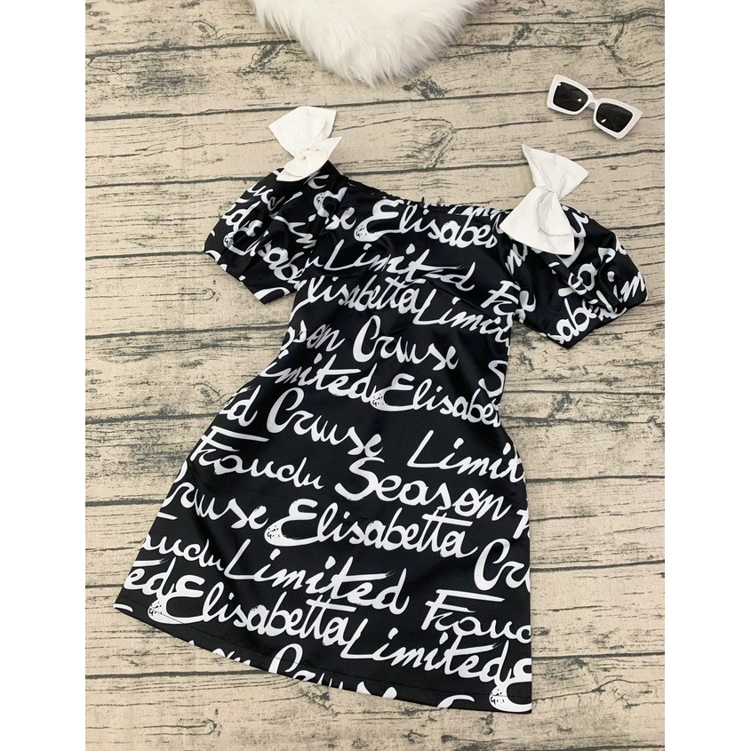 Đầm thiết kế bẹt vai form rộng suông babydoll Lụa Phi Mờ đi chơi | dạo phố