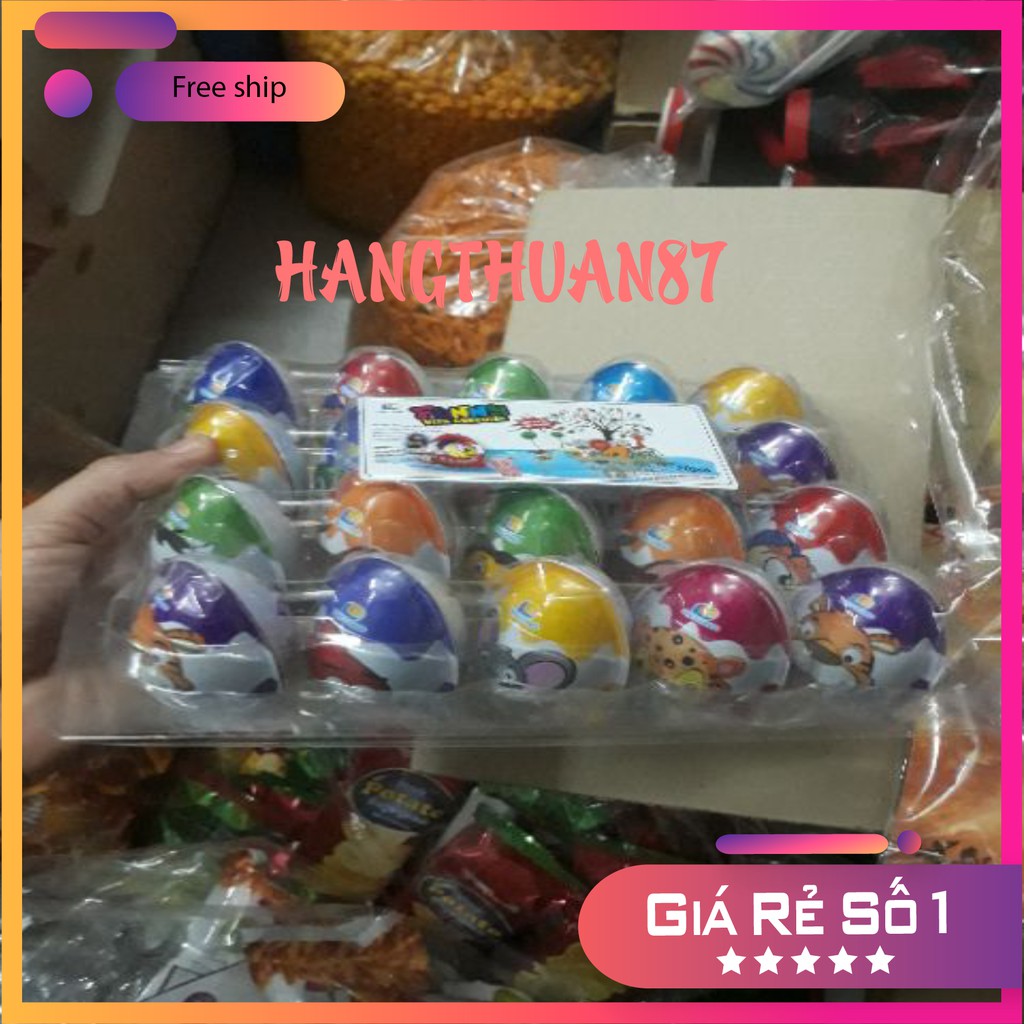 Freeship 50k Bịch sô cô la hình trứng 20 cái