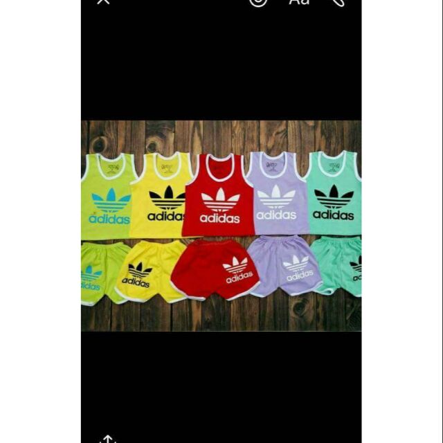 Com bo bộ sát nách adidas màu