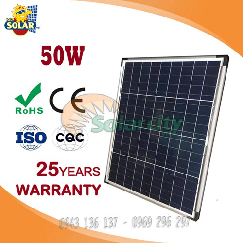 Tấm pin năng lượng mặt trời POLY 50W