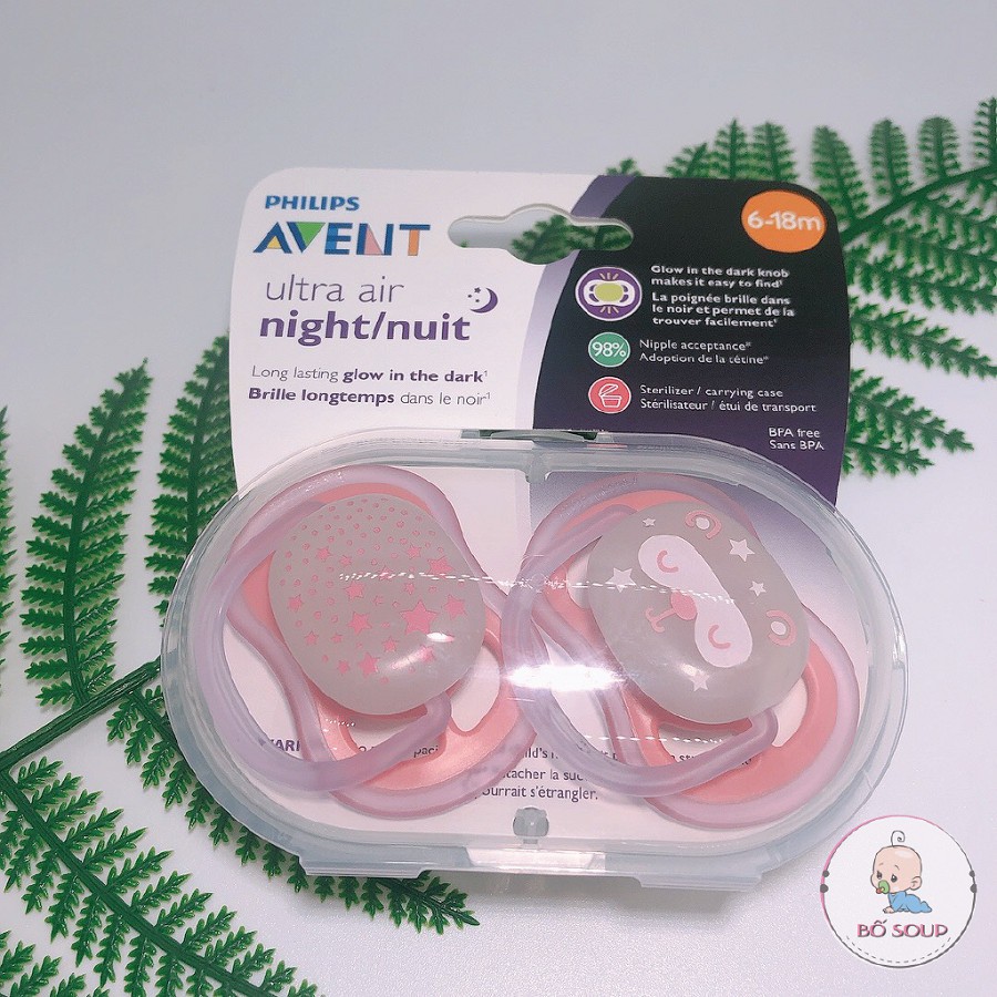 Núm Ti Giả Avent Ultra Air, Ultra Soft Cho Bé Shop Bố Soup