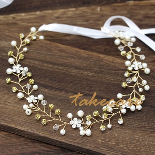 Cài tóc đính đá và ngọc trai nhân tạo kiểu dáng thời trang