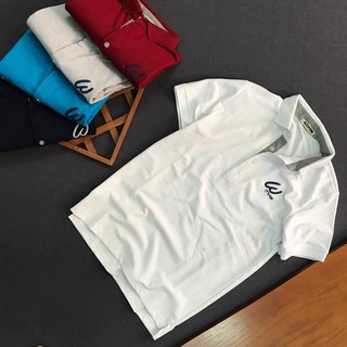 Áo thun nam cổ bẻ thun cotton
