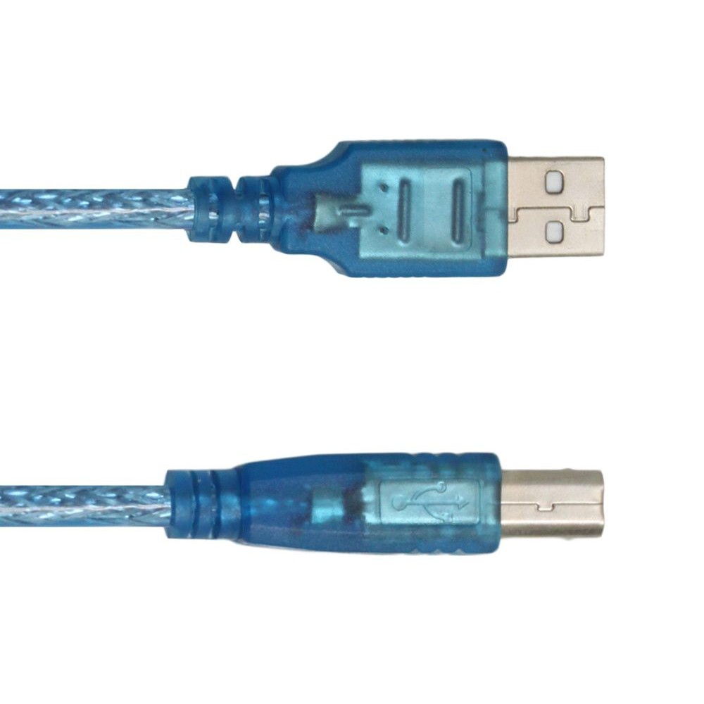 Dây usb máy in xanh 1.5m, 3m, 5m, 10m