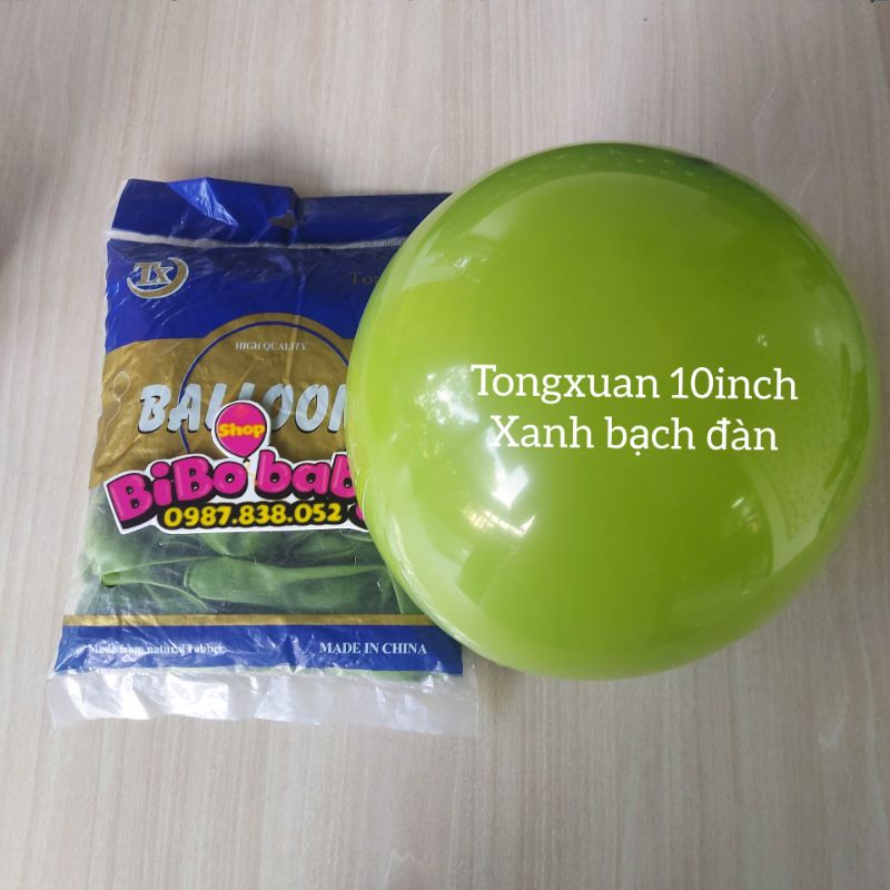 Bóng cao su lì màu retro Tongxuan 10inch trang trí sinh nhật - BiBo baby