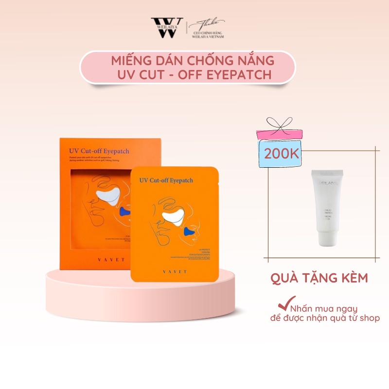 Miếng Dán Chống Tia UV VAVET UV CUT-OFF EYEPATCH BE'BALANCE