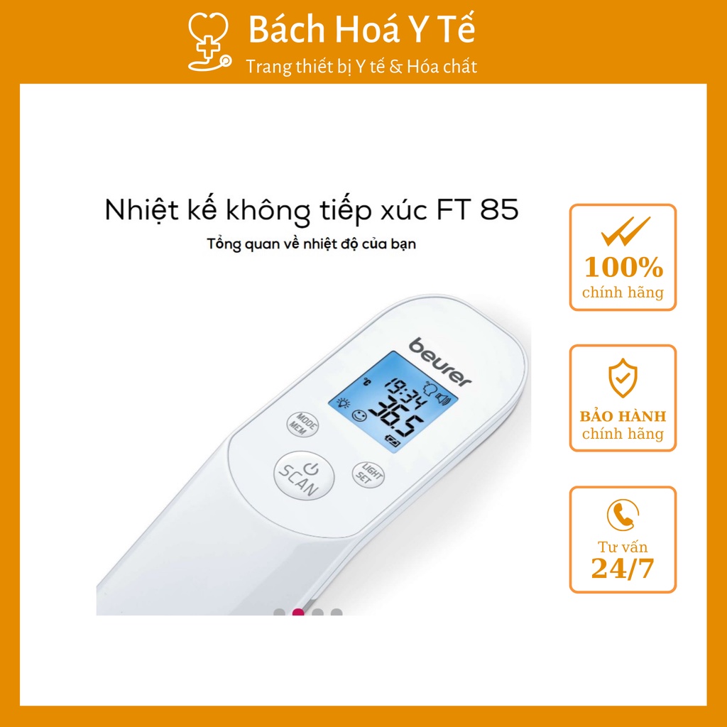 Nhiệt kế điện tử hồng ngoại đo tai Beurer FT85 xuất xứ Đức