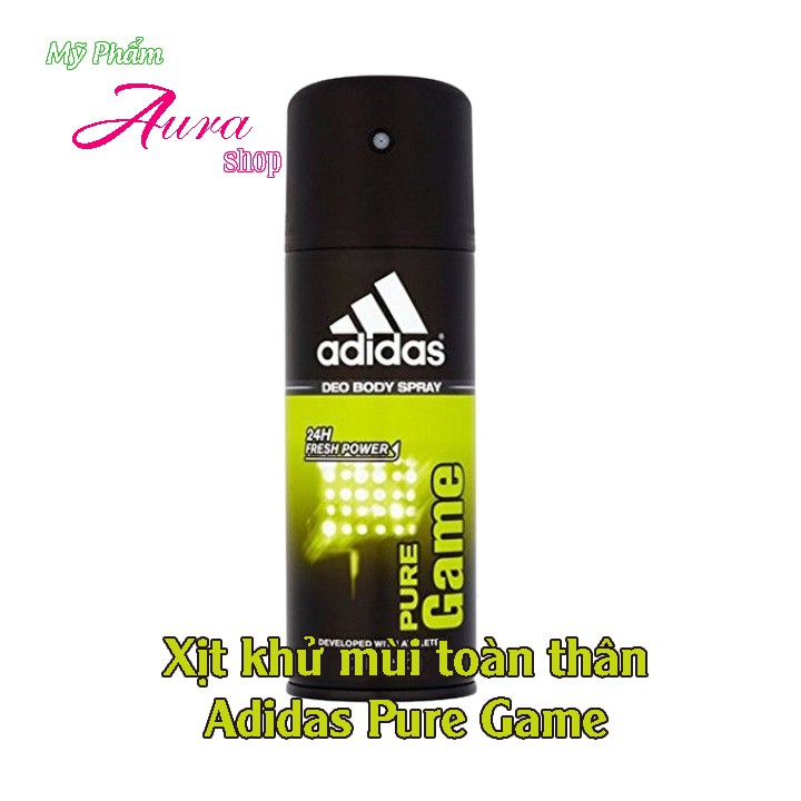 Xịt khử mùi toàn thân nam Adidas Pure Game