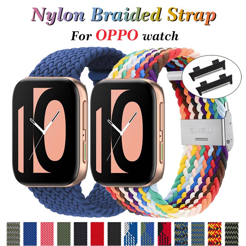 Dây Đeo Sợi Nylon Cho Đồng Hồ Oppo 41mm 46mm 41mm