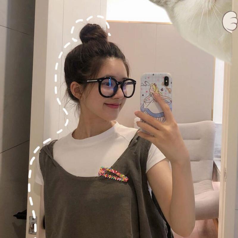 Mắt kính gọng tròn phong cách vintage dành cho nam và nữ