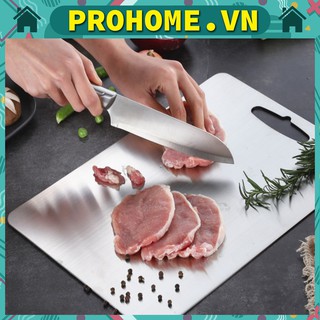 Thớt Inox 304 Cao Cấp, Kháng Khuẩn, Khử Mùi, Chống Nấm Mốc - 𝐓𝐡𝐨̛́𝐭 𝐈𝐧𝐨𝐱 𝟑𝟎𝟒