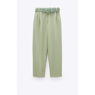 **ZARA AUTHENTIC** Quần ống rộng kèm thắt lưng new sz M