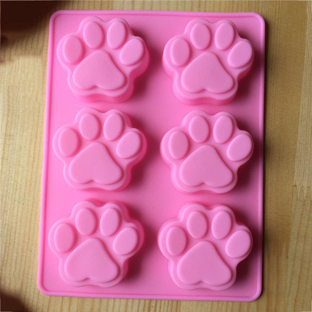 Khuôn Silicone Làm Bánh Kẹo 6 Ngăn Tạo Hình Móng Vuốt Độc Đáo Tiện Dụng