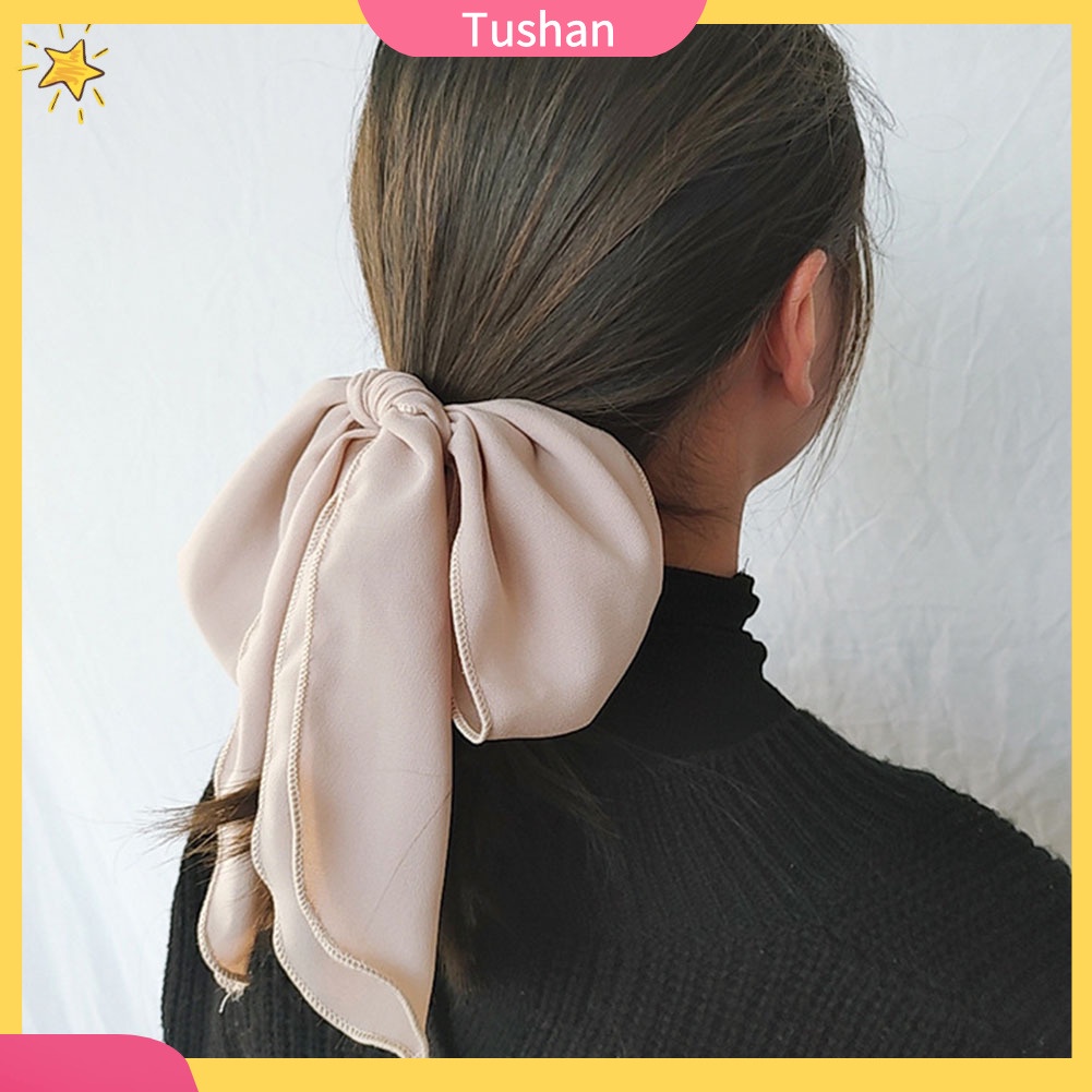 Dây Buộc Tóc Hình Nơ Bản To Thời Trang Dành Cho Nữ