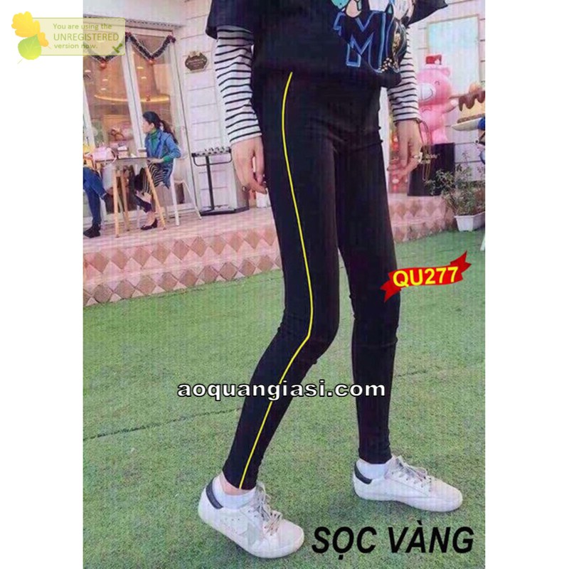 Quần legging sọc nhí đủ màu MT463 | WebRaoVat - webraovat.net.vn