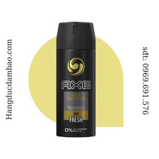Xịt khử mùi AXE Gold Temptation sang trọng - lọ 150ml