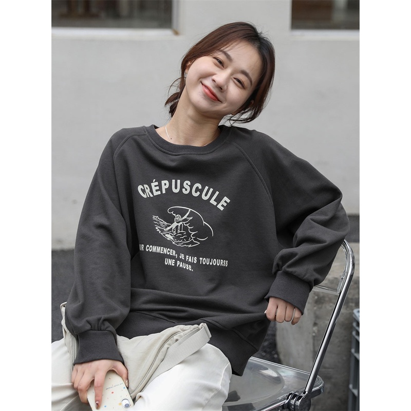 NRVP Áo dáng rộng thời trang Hàn Quốc đơn giản cá tính cho nữ