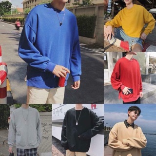 Sweater Trơn Nam Nữ - Bảng Màu Thật