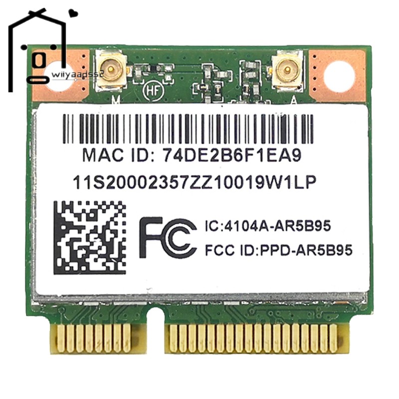 Card Mạng Không Dây Ar5B195 Dành Cho Lenovo Z370, Y460, G470, Z470, Z560
