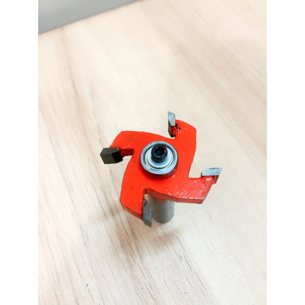 MŨI ROUTER CUỐC 4 CÁNH SÂU 15MM CÁC KÍCH CỠ CAO CẤP