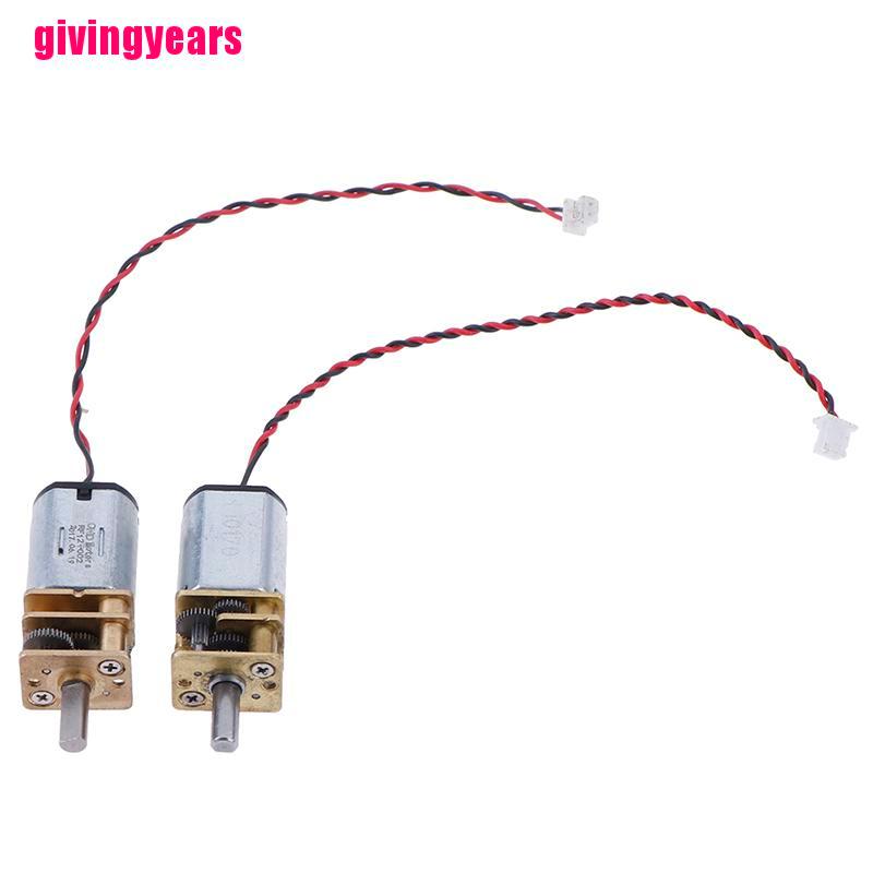 Động Cơ Giảm Tốc Dc 3v-6v 5v 55rpm Micro N20 Bằng Kim Loại