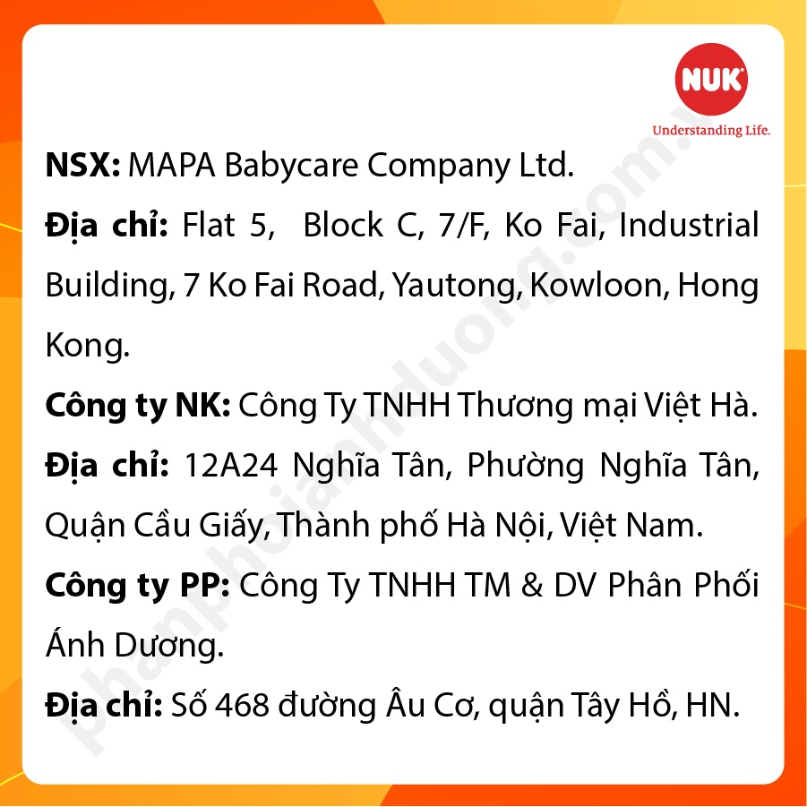 Bộ 2 ti giả NUK silicone Happydays 0-6-18 tháng núm ti dẹt chỉnh nha