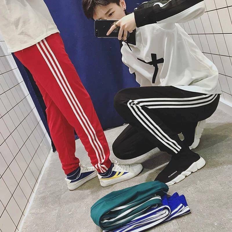 Quần 3 sọc suông Unisex bigsize 40-100kg