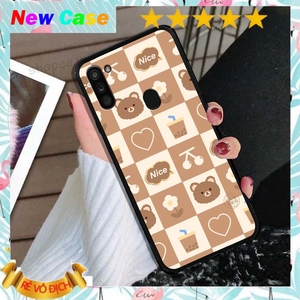 Ốp lưng Samsung A10s in hình caro good love cao cấp