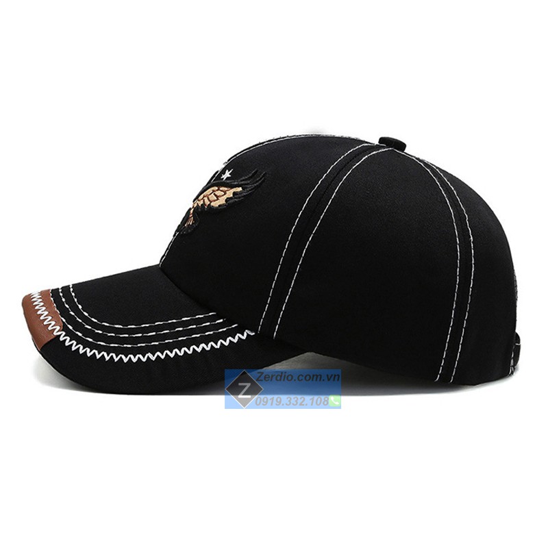 Nón lưỡi trai Eagle cho nam và nữ màu đen họa tiết cá tính - M24