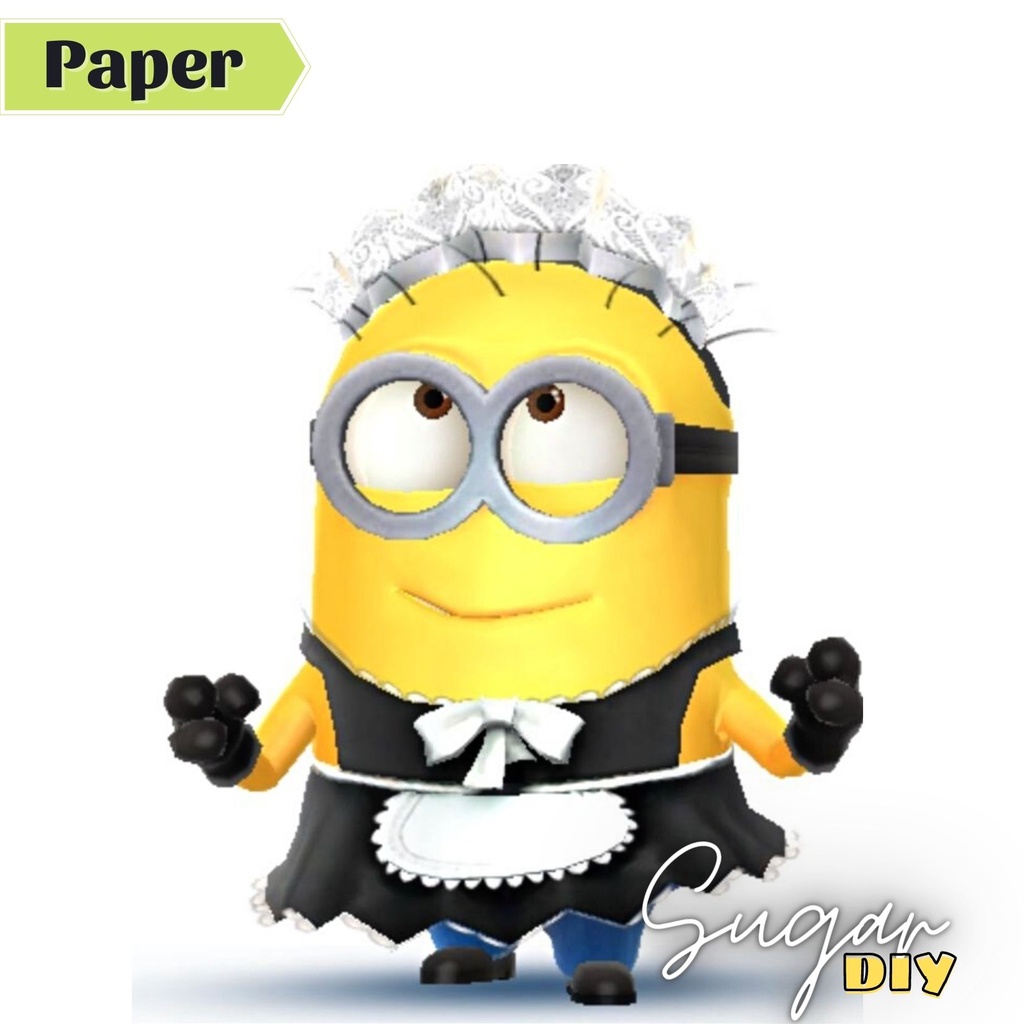 Minion - Mô hình giấy DIY có màu