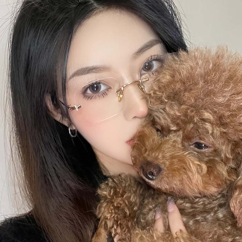 Kính Mát Không Gọng Chống Tia Sáng Xanh Thời Trang Hàn Quốc Cho Nam Nữ