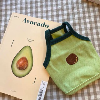 🥑🥑🥑 áo hai dây quả bơ thú cưng 🥑🥑🥑