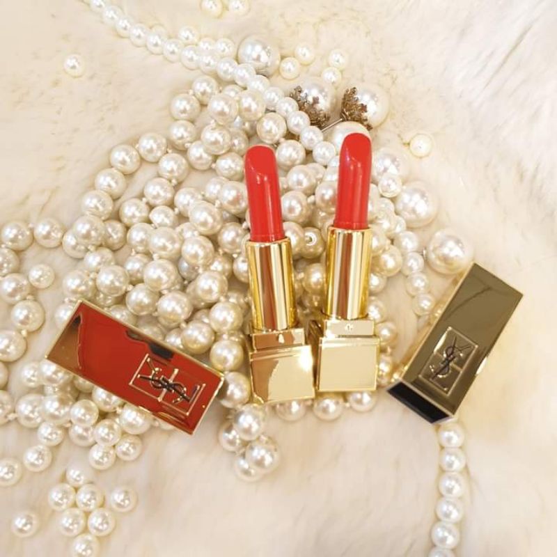 Son YSL Mini Rouge Pur Couture Màu 13 Đỏ Cam