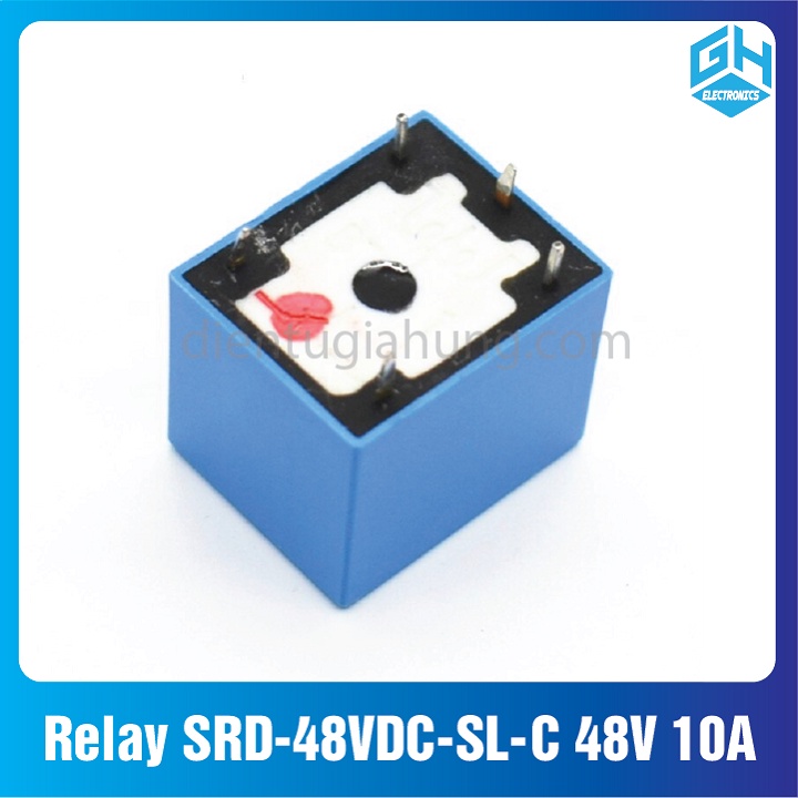 Rờ Le Relay SRD-48VDC-SL-C 48V 10A loại 5 chân hàng chuẩn