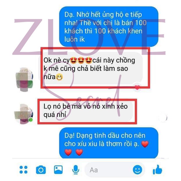 Nước hoa vùng kín ZLOVE Secret 1ml  dành cho các quý cô đẳng cấp với hương thơm 3 tầng dịu dàng say đắm | BigBuy360 - bigbuy360.vn