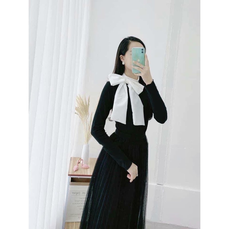 Áo Tăm nơ cận chất