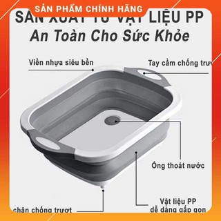 [HÀNG SIÊU TỐT] Rổ thớt gấp gọn 3in1 siêu tiện lợi