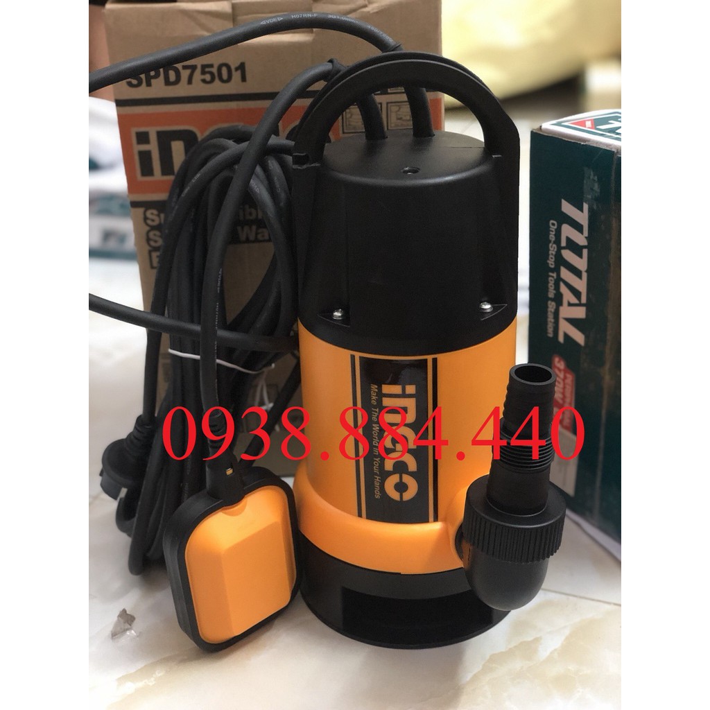 Máy bơm chìm nước thải Ingco 750W 1.0HP SPD7501