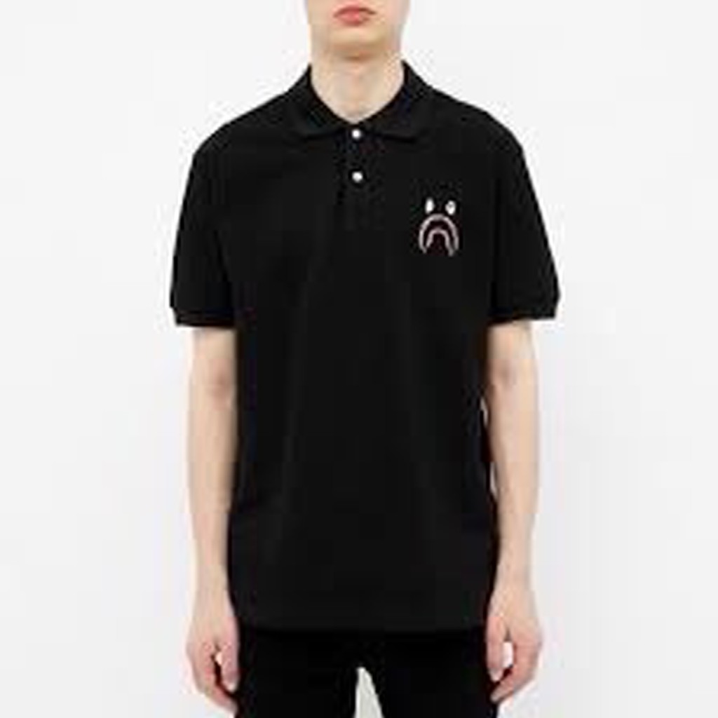 | Ảnh Thật | Áo POLO Bape Logo Thêu Nổi