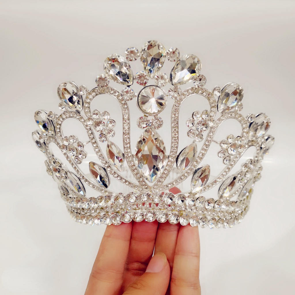 Phụ Kiện Vương Miện Cài Tóc Biểu Diễn Sân Khấu Kiểu Châu Âu Cao Cấp