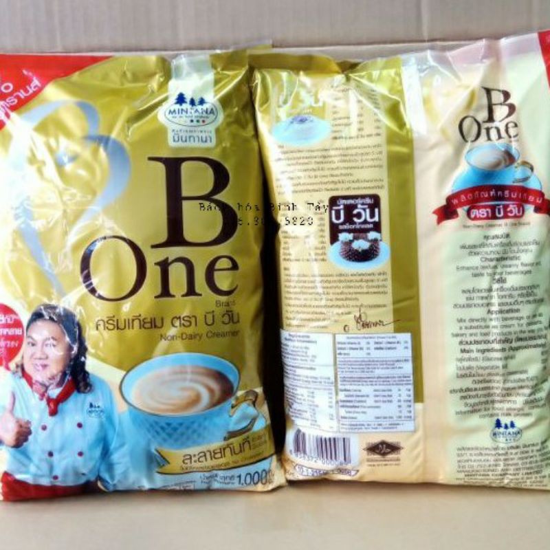 BỘT KEM BÉO PHA TRÀ SỮA B ONE 1KG THÁI LAN