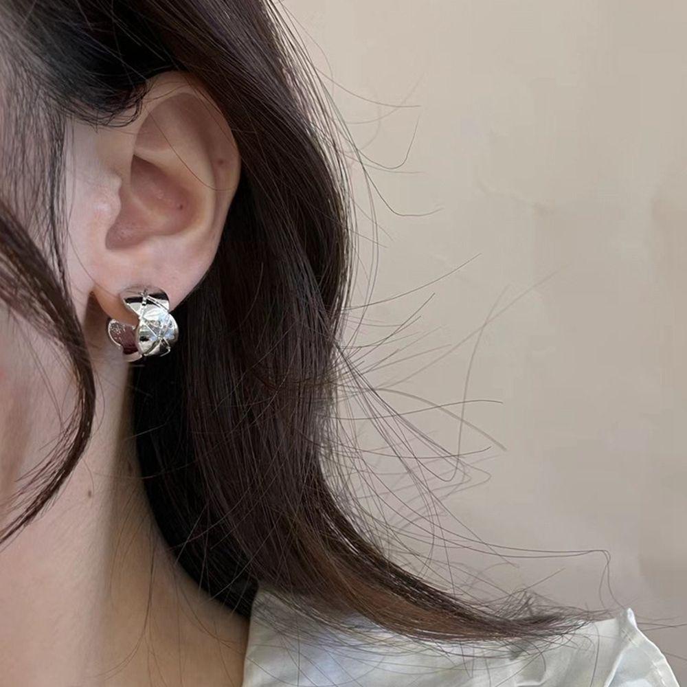 Đôi Khuyên Tai Vòng Tròn Thời Trang Cho Nữ